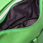 Сумка-рюкзак на молнии, 1 отдел с перегородкой, 2 наружных кармана, цвет салатовый - Фото 5