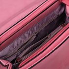 Сумка женская, 1 отдел с перегородкой, наружный карман, цвет розовый - Фото 5