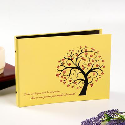 Фотоальбом 25 листов(уголки+кольца) "Тисовое дерево" 27х19 см