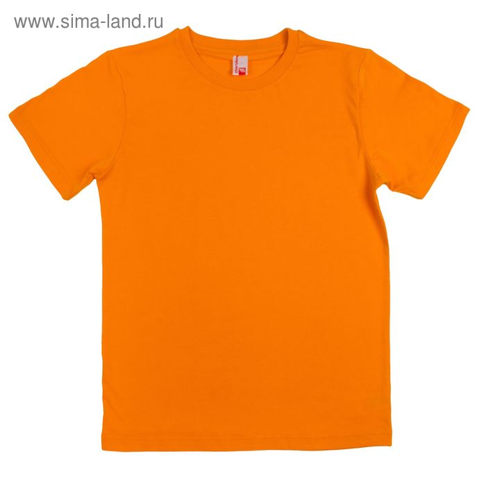 Футболка для мальчика, рост 128 см, цвет оранжевый CAJ 6931 - Фото 1