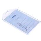 Бейдж - карман силиконовый, вертикальный, 54×90 мм - Фото 4