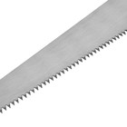Ножовка по дереву ЛОМ, выкружная, обрезиненная рукоятка, каленый зуб, 7-8 TPI, 350 мм - Фото 5