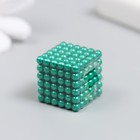 Антистресс магнит "Неокуб" 216 шариков d=0,3 см (зелёный) - фото 8324031