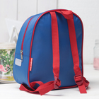 Рюкзак детский, отдел на молнии, светоотражающая вставка, цвет голубой - Фото 3