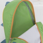 Рюкзак детский, отдел на молнии, светоотражающая вставка, цвет голубой - Фото 3