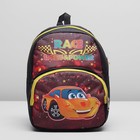 Рюкзак детский, 1 отдел, наружный карман, светоотражающая вставка, цвет чёрный/оранжевый - Фото 1