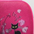 Рюкзак школьный на молнии, светоотражающий, 2 отдела, 2 наружных кармана, цвет розовый - Фото 4