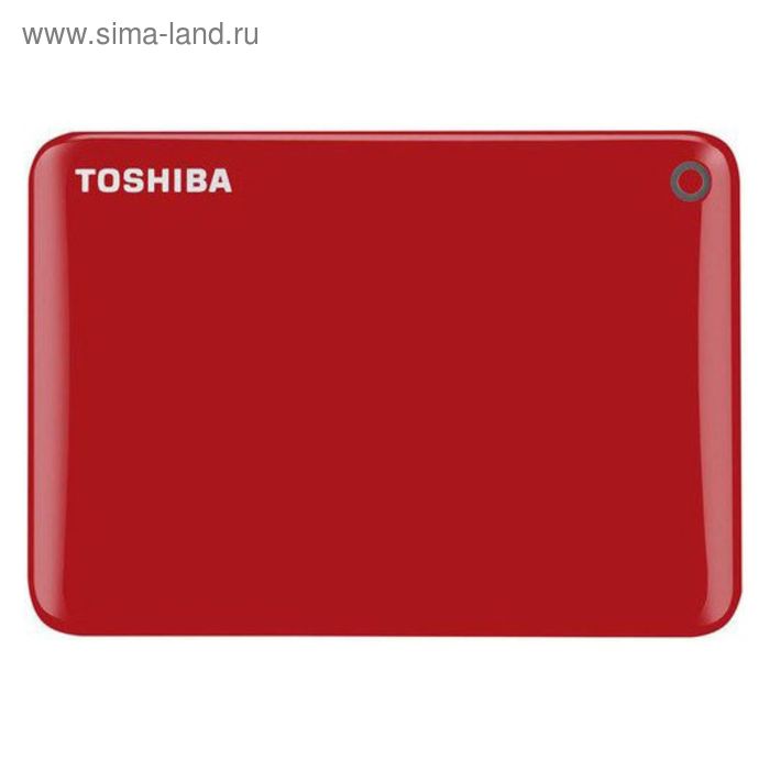 Внешний жесткий диск Toshiba USB 3.0 1 Тб HDTC810ER3AA Canvio Connect II, красный - Фото 1