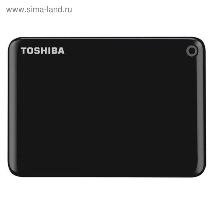 Внешний жесткий диск Toshiba USB 3.0 1 Тб HDTC810EK3AA Canvio Connect II, черный - Фото 1