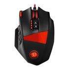 Мышь Redragon Foxbat, игровая, проводная, лазерная, 16400 dpi, 19 кнопок,USB,черно-красная - Фото 1