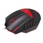 Мышь Redragon Foxbat, игровая, проводная, лазерная, 16400 dpi, 19 кнопок,USB,черно-красная - Фото 2