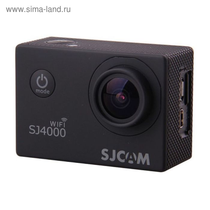 Экшн камера SJCAM SJ4000 Wi-Fi, черная - Фото 1
