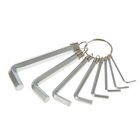 Ключи шестигранные VOREL, CrV, HEX 2 - 10 мм, 8 шт., сатиновое покрытие - Фото 1