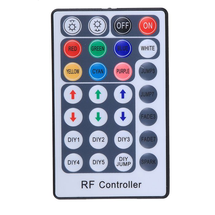Контроллер Ecola для RGB ленты 14 × 7 мм, IP68, 220 В, 600 Вт, пульт ДУ - фото 1884785122
