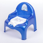 Горшок-стульчик «Ниш» с крышкой, цвет синий перламутровый - Фото 4