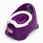 Горшок детский антискользящий «Бэйби-Комфорт» с крышкой, съёмная чаша, фиолетовый - Фото 1