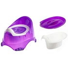Горшок детский антискользящий «Бэйби-Комфорт» с крышкой, съёмная чаша, фиолетовый - Фото 13