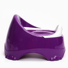 Горшок детский антискользящий «Бэйби-Комфорт» с крышкой, съёмная чаша, цвет фиолетовый - Фото 4