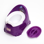 Горшок детский антискользящий «Бэйби-Комфорт» с крышкой, съёмная чаша, цвет фиолетовый - Фото 7
