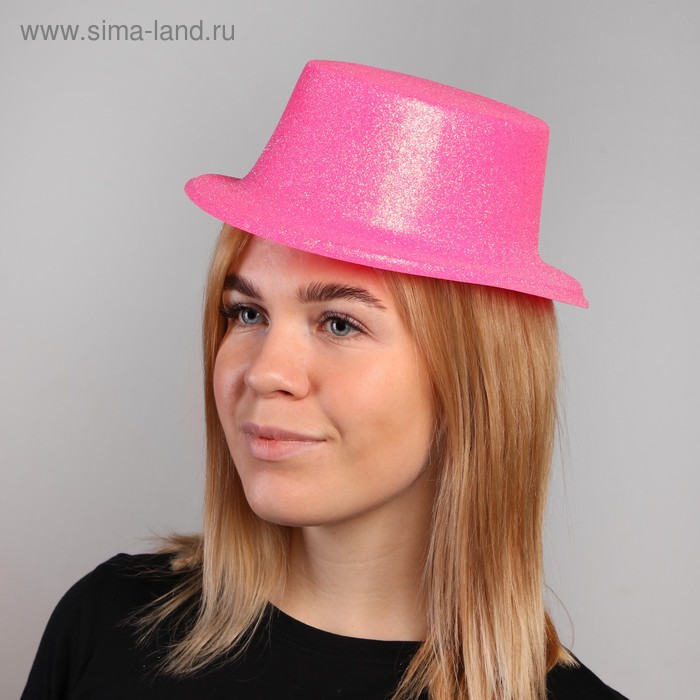 Шляпа карнавальная «Цилиндр», р-р. 56, цвета МИКС - Фото 1