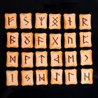 Руны для гадания «Скандинавские», 25 шт., натуральный дуб, мешочек, 16+ - Фото 2