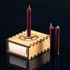 Набор ларец желаний "Очищение пространства" со свечками, 5,2х4,5х2 см - Фото 2