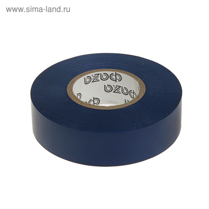 Изолента ФАZА ПВХ 19 мм* 20 м, синяя - Фото 1