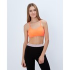 Топ спортивный с чашками ONLITOP Summer orange р-р L - Фото 1