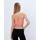 Топ спортивный с чашками ONLITOP Summer beach pink р-р S - Фото 3
