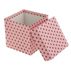 Набор коробок 5 в 1 "Горох на розовом", 22.5 х 22.5 х 22.5 - 9.5 х 9.5 х 9.5 см - Фото 2