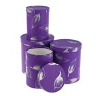 Набор коробок 4 в 1 "Листья фиолетовые", 23 х 23 х 25 - 15 х 15 х 20 см - Фото 1
