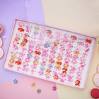 Кольцо детское «Выбражулька» нежность, цвет МИКС, форма МИКС, безразмерное (комплект 100 шт) - фото 20721486