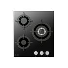 Варочная поверхность Lex GVG 430 BL, газовая, 3 конфорки, чёрная - Фото 1