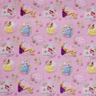 Бумага упаковочная глянцевая «С днём Рождения! Ты принцесса», 60х90 см, Принцессы - Фото 3