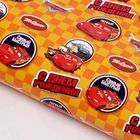 Бумага упаковочная глянцевая «С днём Рождения! Самый быстрый!», 60х90 см, Тачки - Фото 1