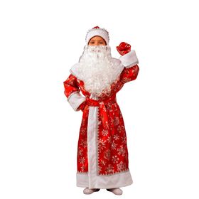 Детский карнавальный костюм «Дедушка Мороз», сатин, р. 38