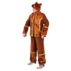 Карнавальный костюм «Медведь», плюш, р. 52-54, рост 188 см - фото 10796432