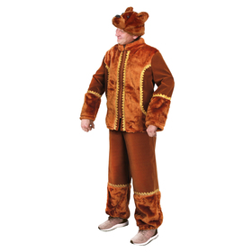 Карнавальный костюм «Медведь», плюш, р. 52-54, рост 188 см