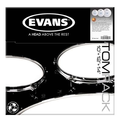 Набор пластика для том барабана  Evans ETP-G2CTD-F G2 Coated Fusion 10"/12"/14"
