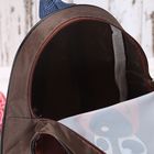 Рюкзак детский, отдел на молнии, цвет коричневый - Фото 3
