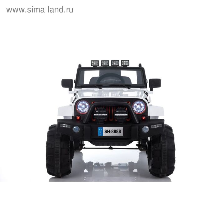 Электромобиль Jeep SH 888, цвет белый - Фото 1
