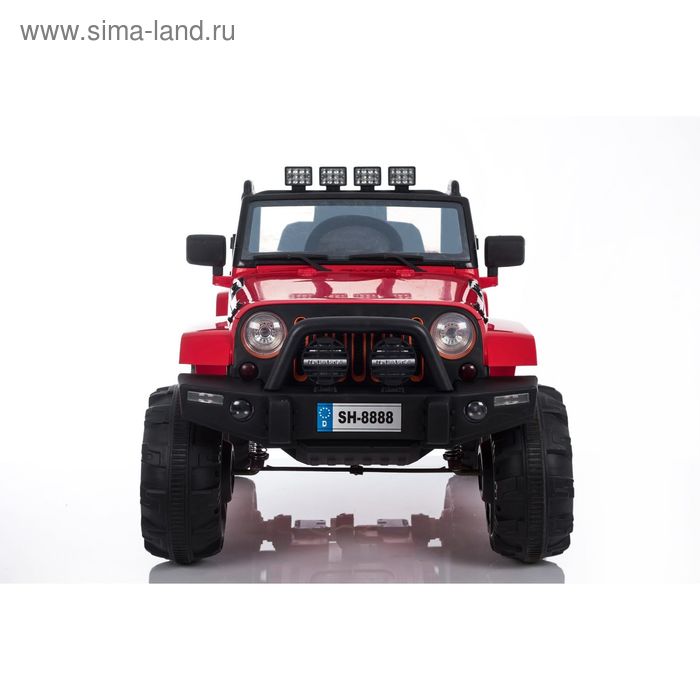 Электромобиль Jeep SH 888, цвет красный - Фото 1