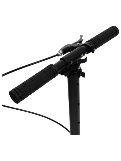 Самокат городской GRAFFITI Technology 200, складной, колёса PU 200 мм, ABEC 7, амортизатор задний, чёрный