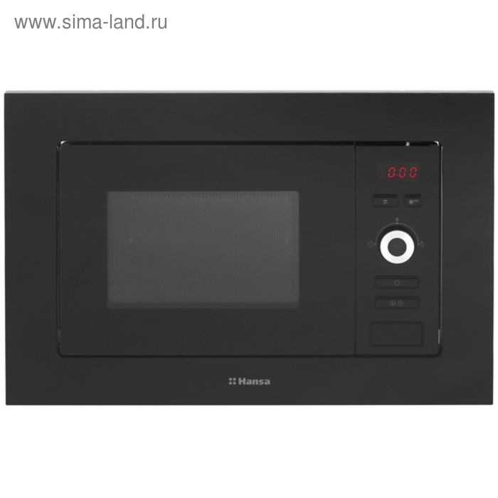 Встраиваемая микроволновая печь Hansa AMM 20 BESH, 1250 Вт, 20 л, чёрная - Фото 1