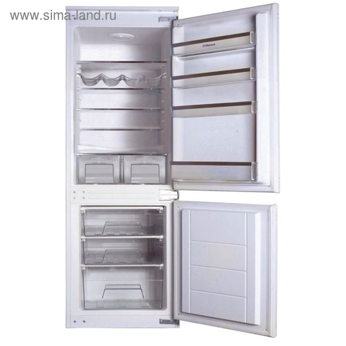Холодильник Hansa BK 315.3, встраиваемый, двухкамерный, класс А+, 260 л, 1930 Вт, белый - Фото 1