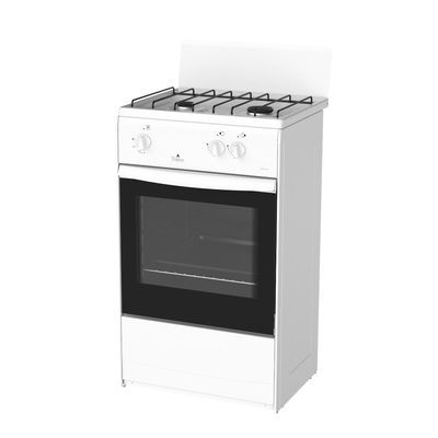 Плита Darina 1АS GM 521 001 W, газовая, 2 конфорки, 45 л, газовая духовка, белая