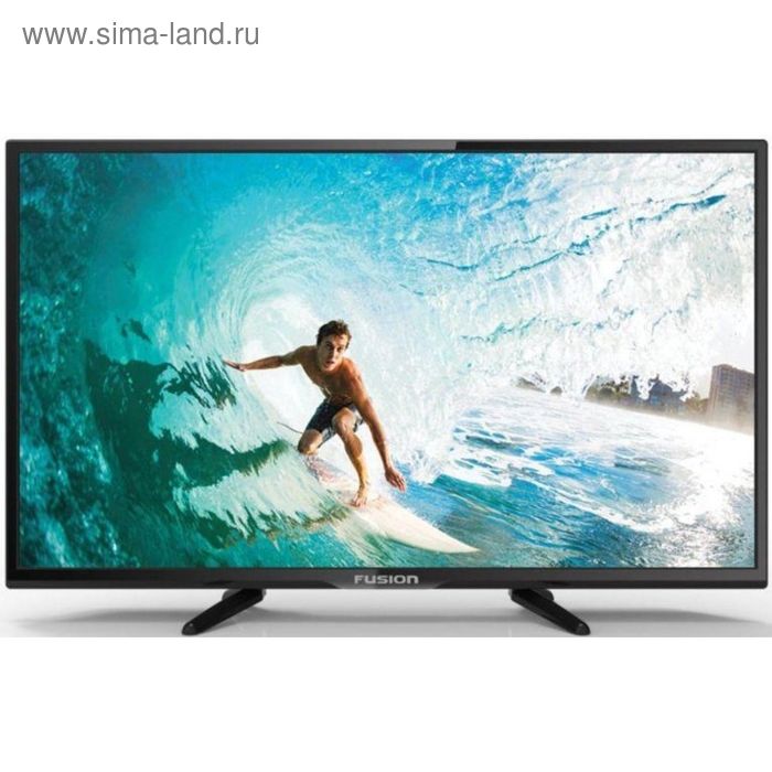 Телевизор Fusion FLTV-32H110T, LED, 32", черный - Фото 1