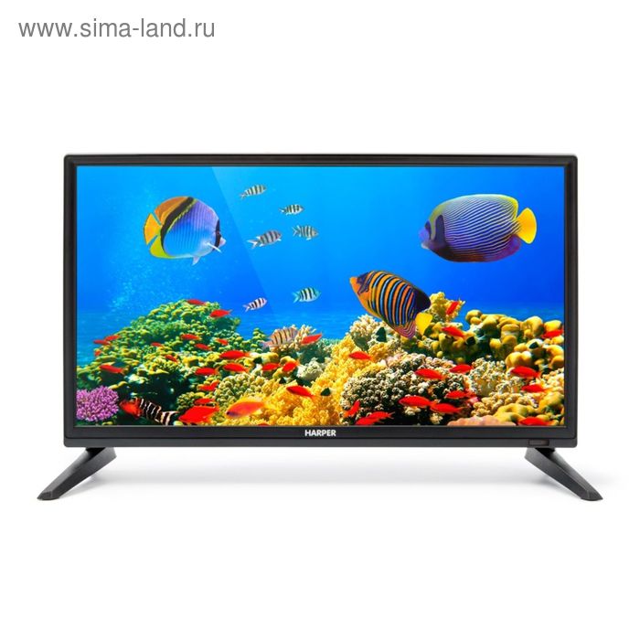 Телевизор Harper 20R470T, 19.5", 1366х768, DVB-T2/C, 1хHDMI, 1хUSB, черный - Фото 1