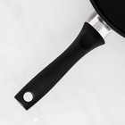 Сковорода «Традиция», d=28 см, пластиковая ручка, антипригарное покрытие, цвет чёрный - Фото 4