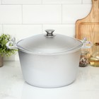 Котелок походный KUKMARA, 8 л, с крышкой, литой алюминий - Фото 2